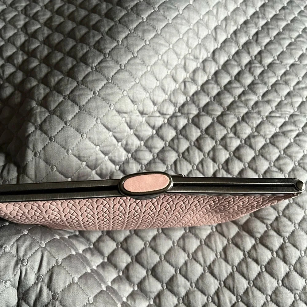 Patricia Nash coral pink clutch: crossbody - Picture 10 of 10